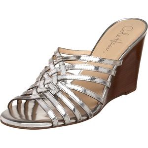 SIZE 11 COLE HAAN Nike Air Verona Leather Wedge sandals. Stunning for summer!